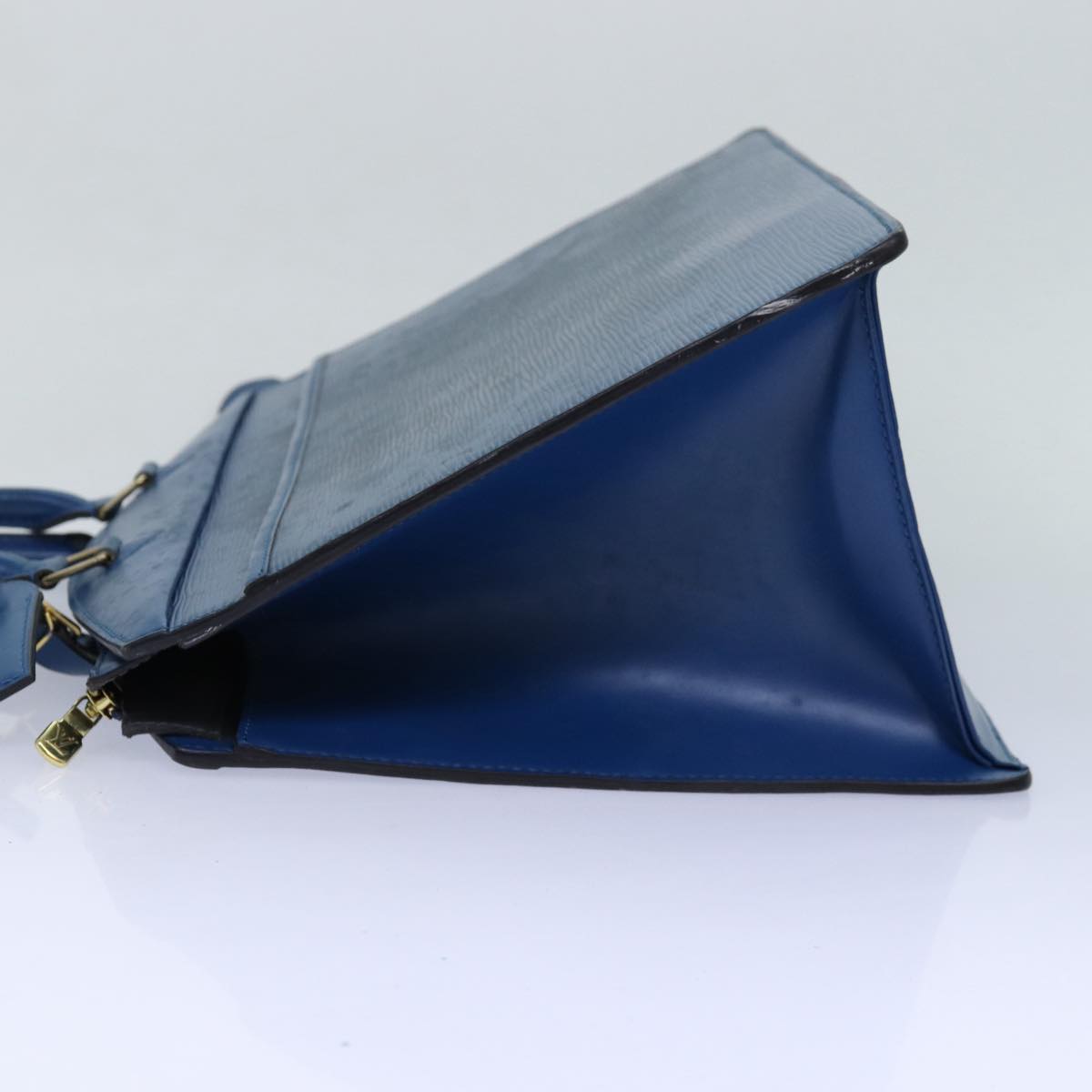 Louis Vuitton Riviera Blue Leather Handbag