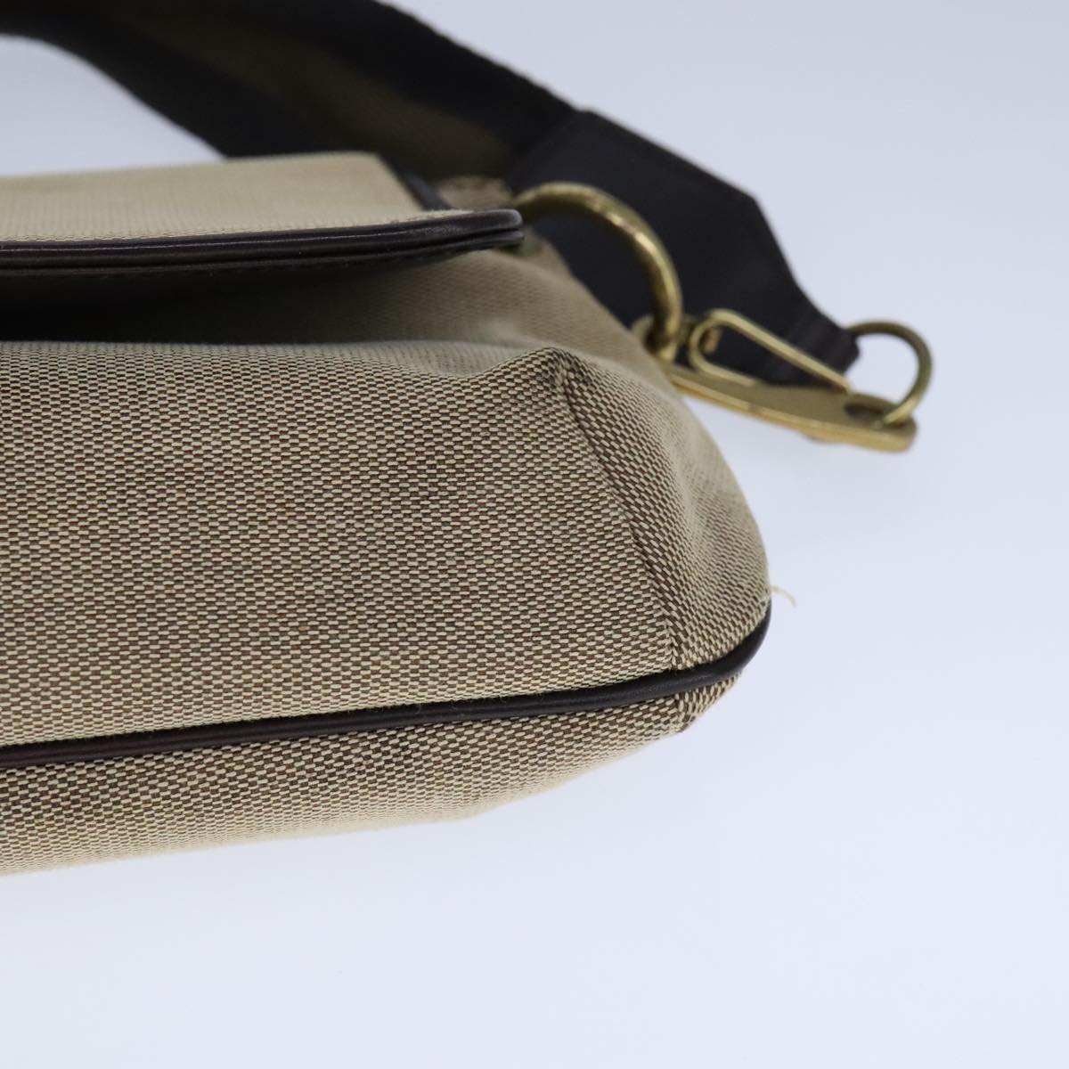 Gucci Beige Canvas Shoulder Bag