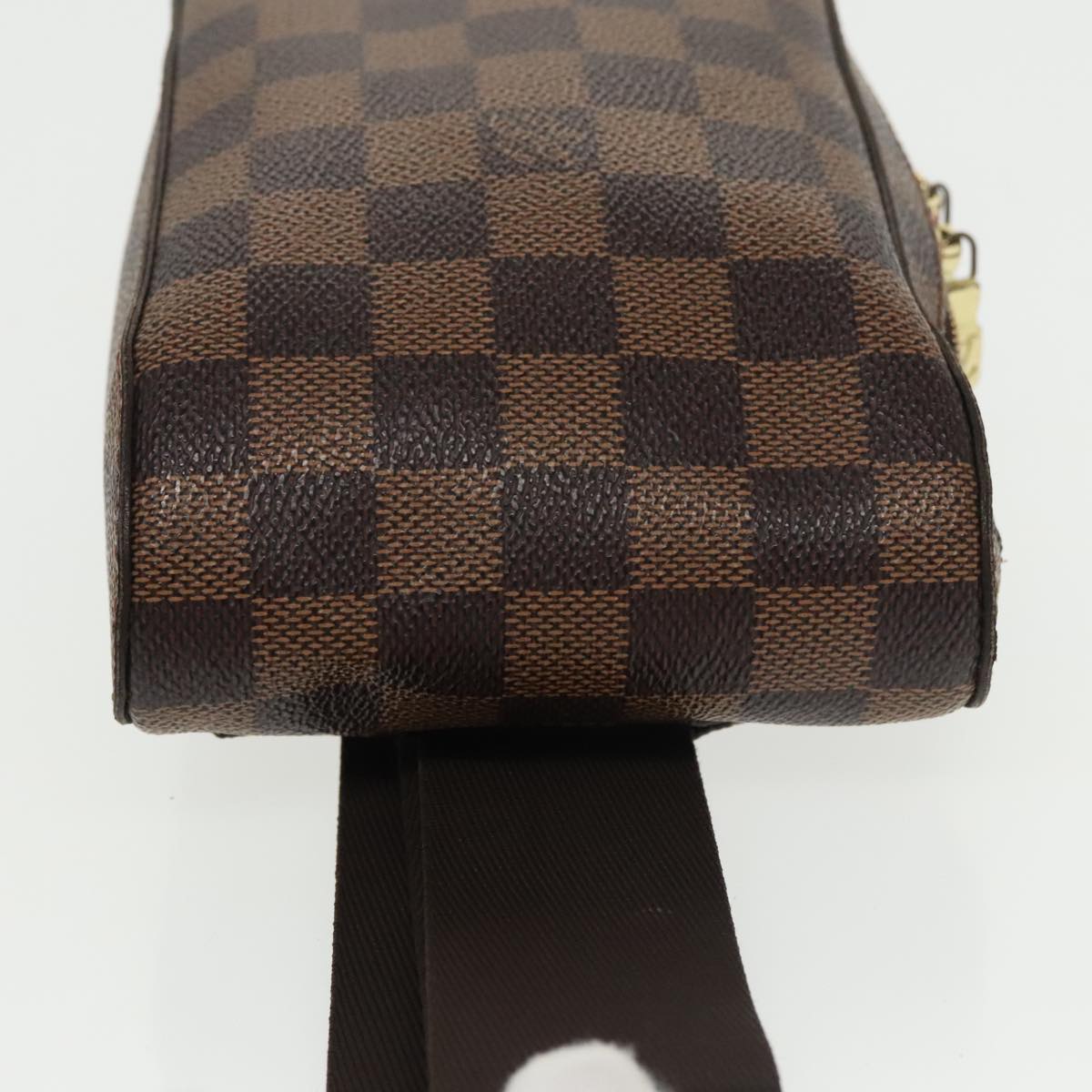 Louis Vuitton Geronimos Brown Canvas Shoulder Bag