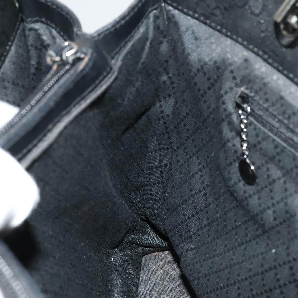 Gucci Bamboo Black Synthetic Tote Bag