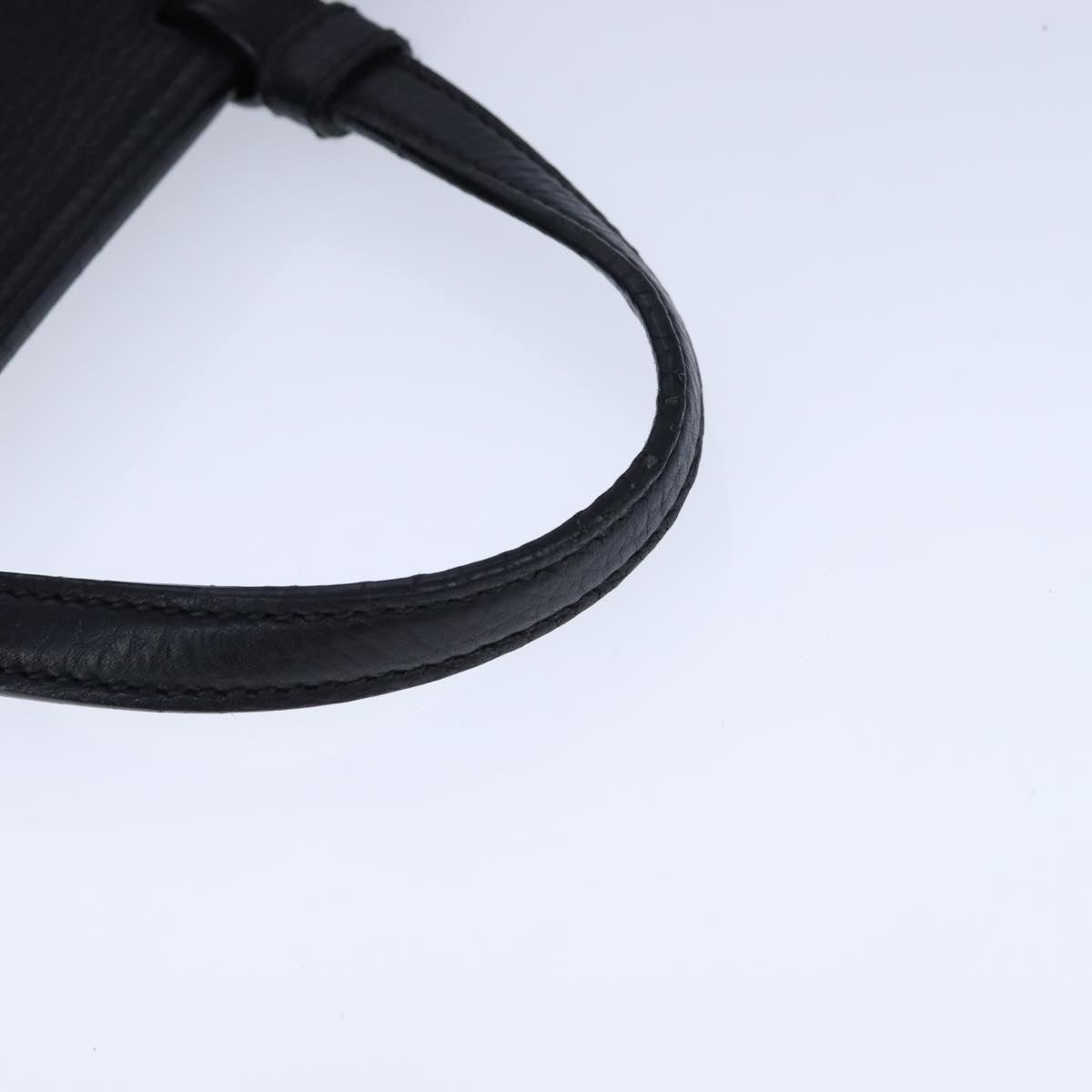 Gucci Bamboo Black Leather Handbag