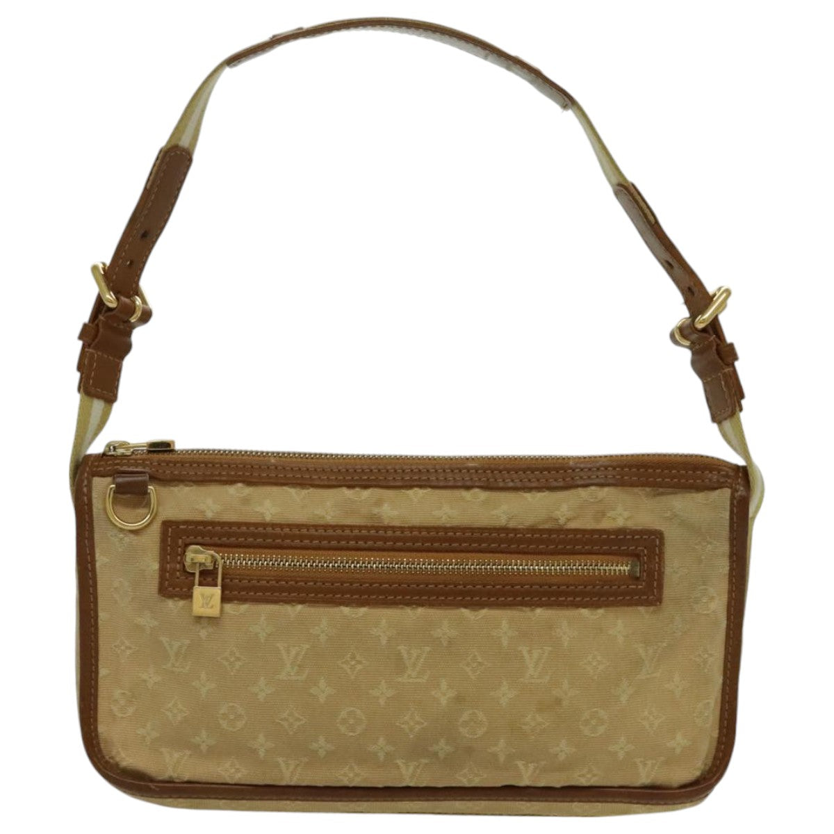 Louis Vuitton Catherine Beige Canvas Shoulder Bag
