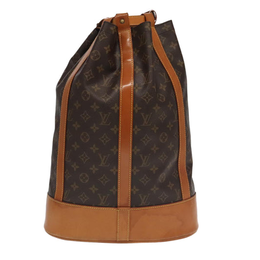 Louis Vuitton Randonnée Brown Canvas Shoulder Bag
