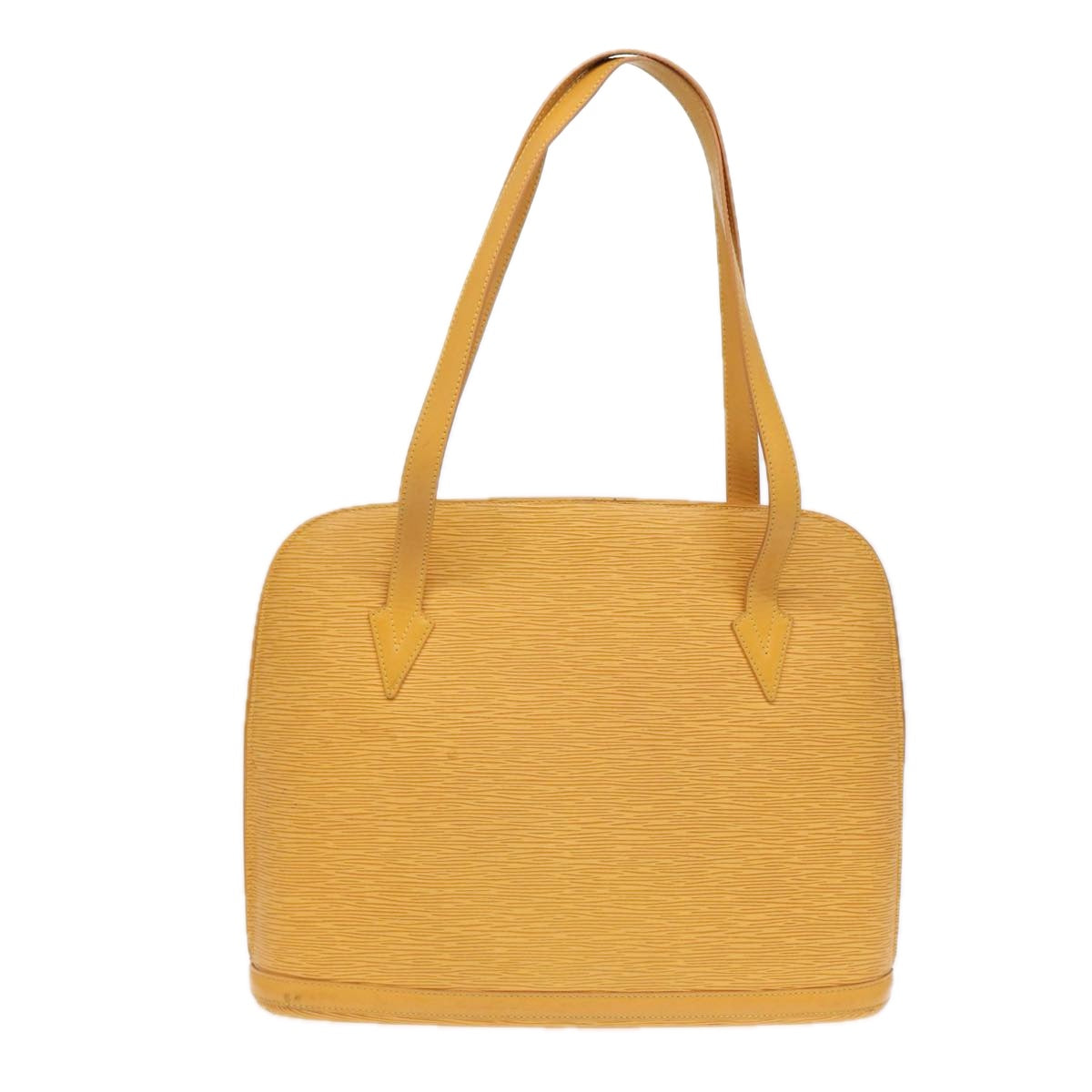 Louis Vuitton Lussac Yellow Leather Shoulder Bag