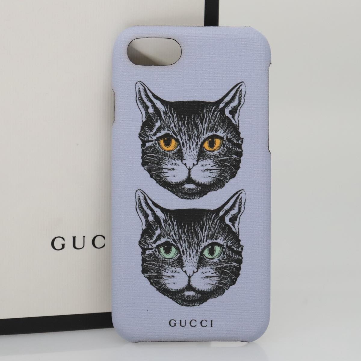 Gucci Purple Leather Phone Jewelry