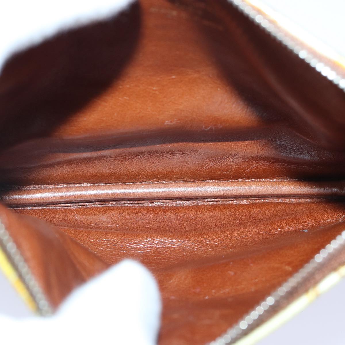 Louis Vuitton Pochette Plat Brown Leather Wallet