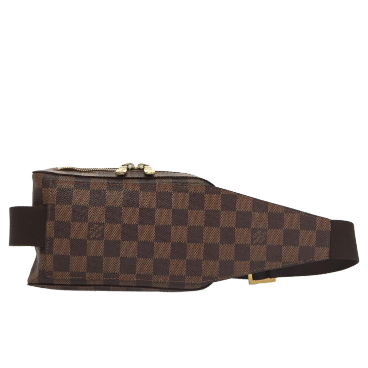 Louis Vuitton Geronimos Brown Canvas Shoulder Bag
