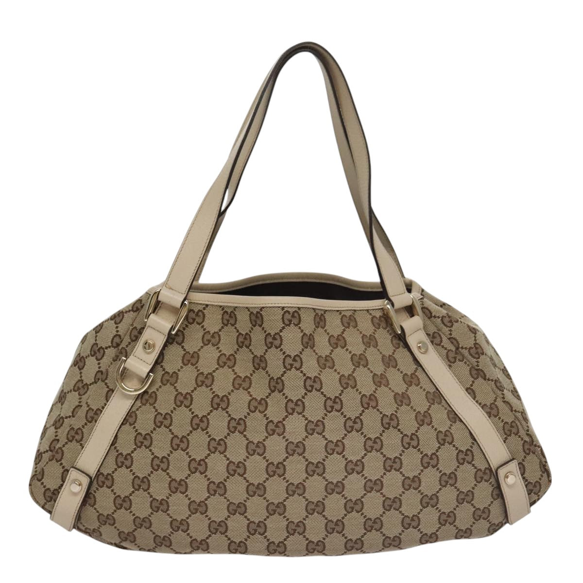 Gucci Abbey Beige Canvas Tote Bag ()