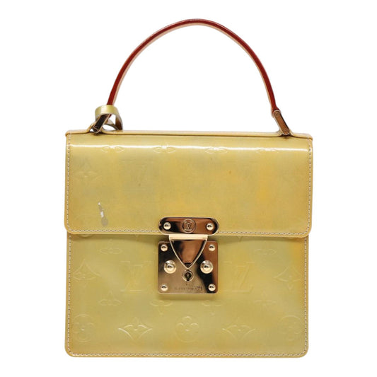 Louis Vuitton Spring Street Yellow Patent Leather Handbag