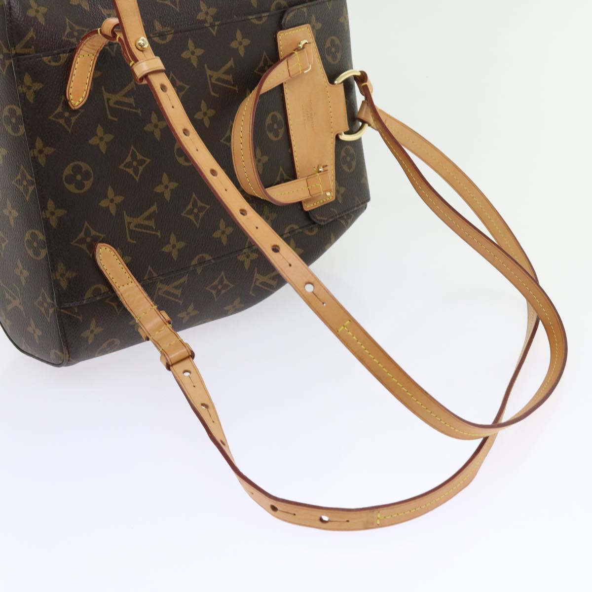 Louis Vuitton Montsouris Brown Canvas Backpack Bag