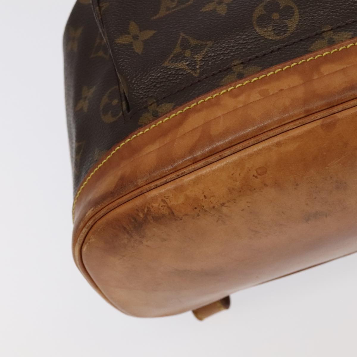 Louis Vuitton Montsouris Mm Brown Canvas Backpack Bag