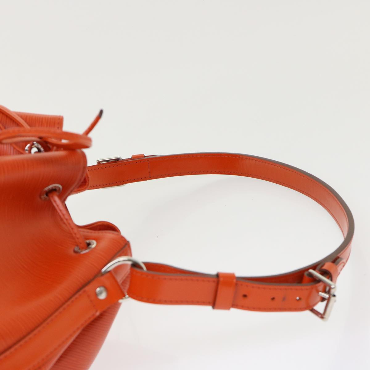 Louis Vuitton Petit Noé Orange Leather Shoulder Bag