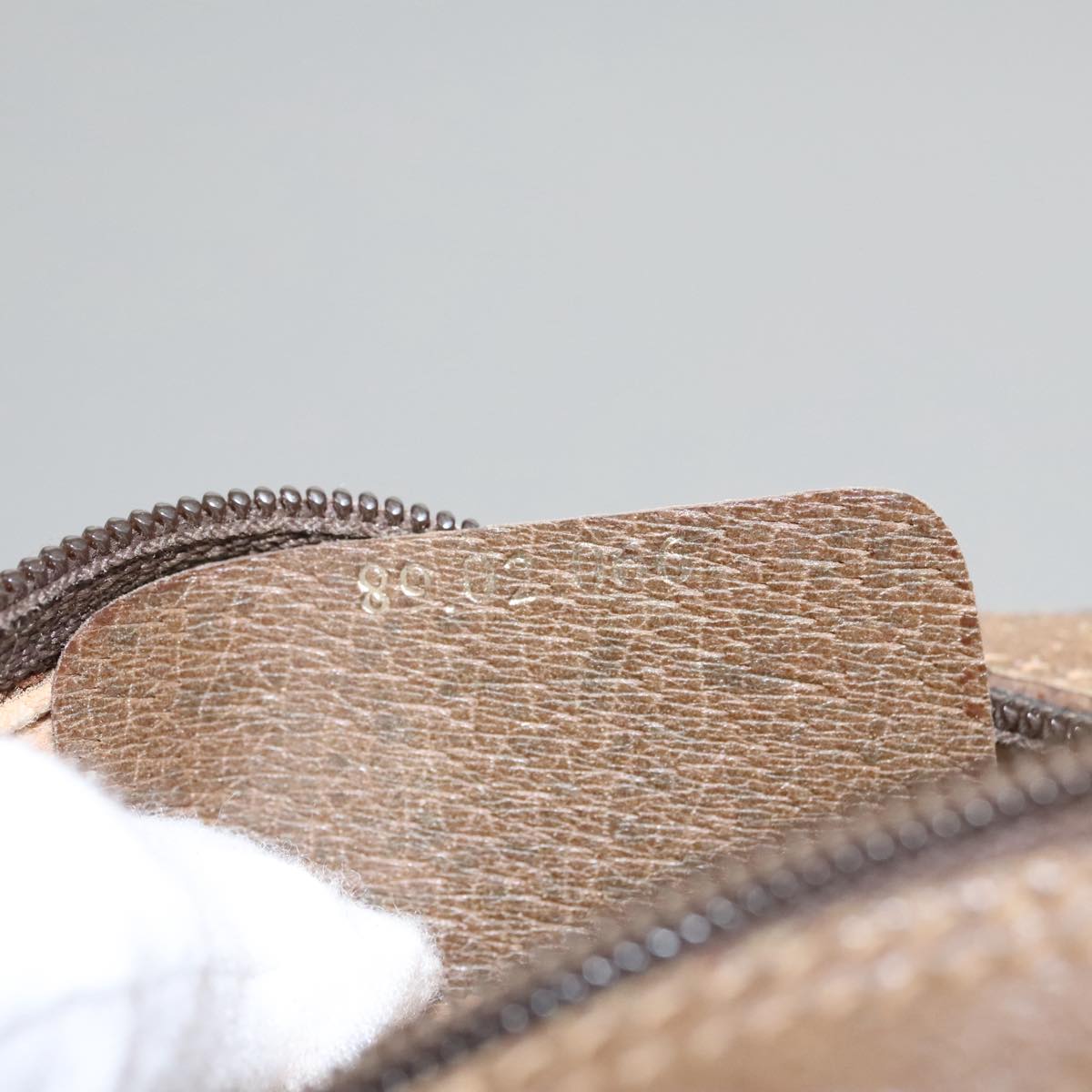 Gucci Sherry Beige Canvas Shoulder Bag
