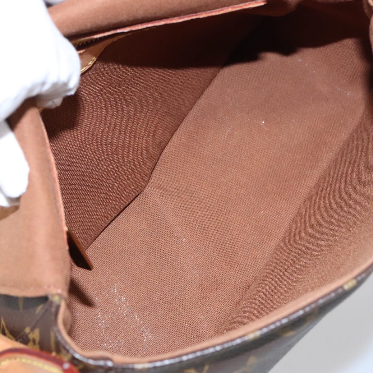 Louis Vuitton Mini Looping Brown Canvas Shoulder Bag