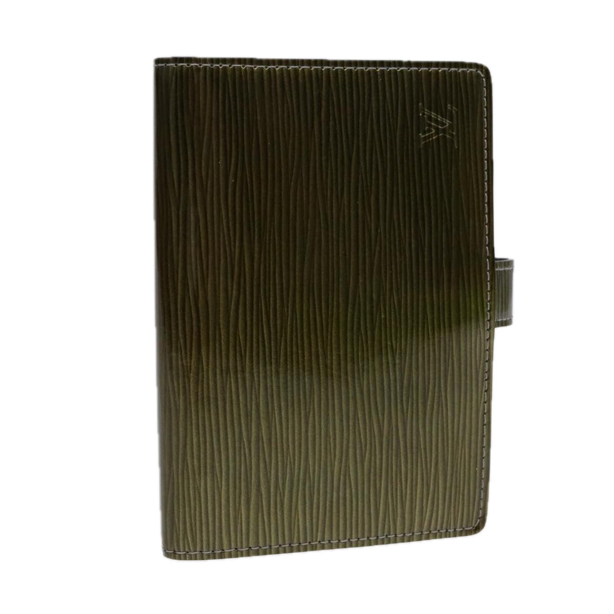 Louis Vuitton Agenda Cover Green Leather Wallet