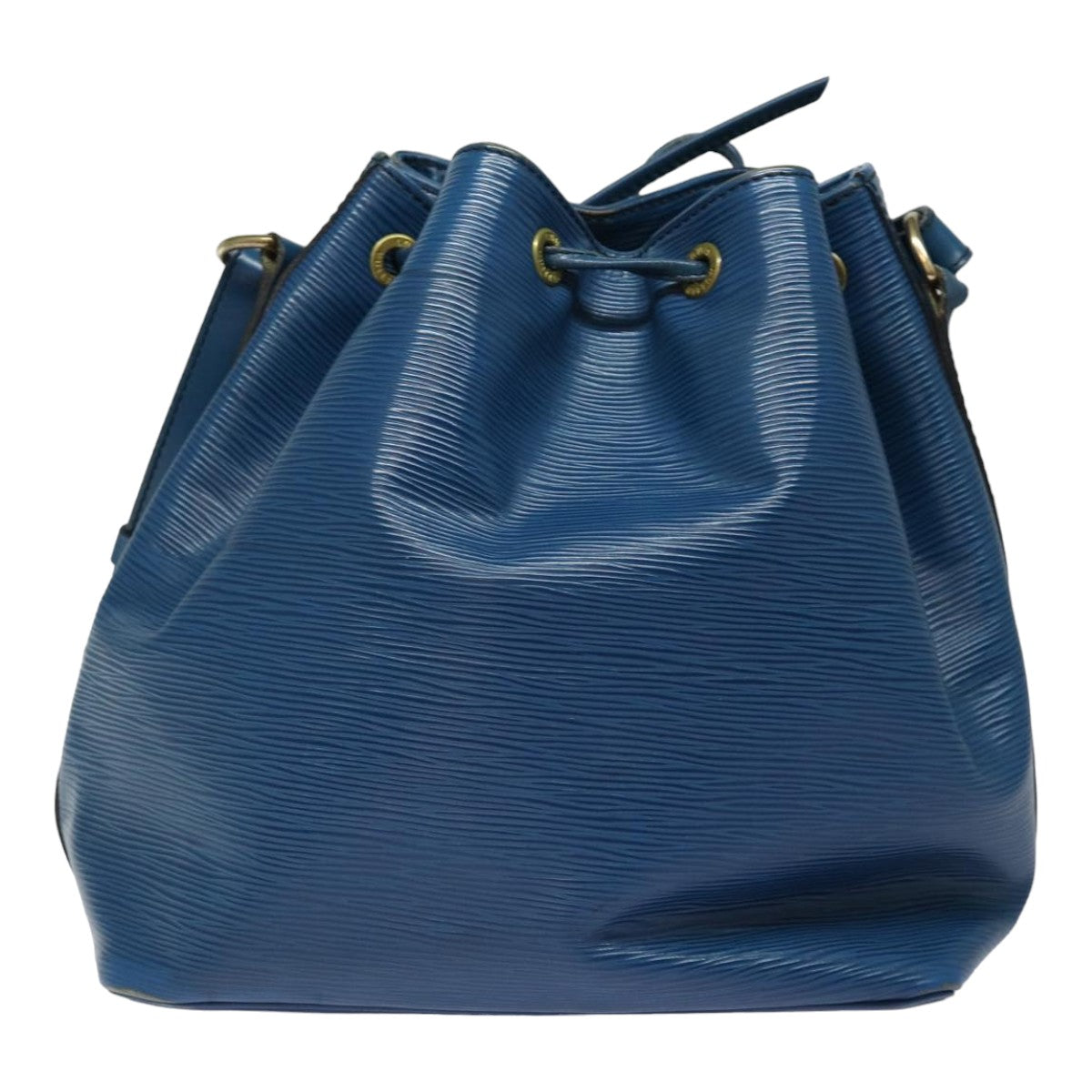 Louis Vuitton Noe Blue Leather Shoulder Bag