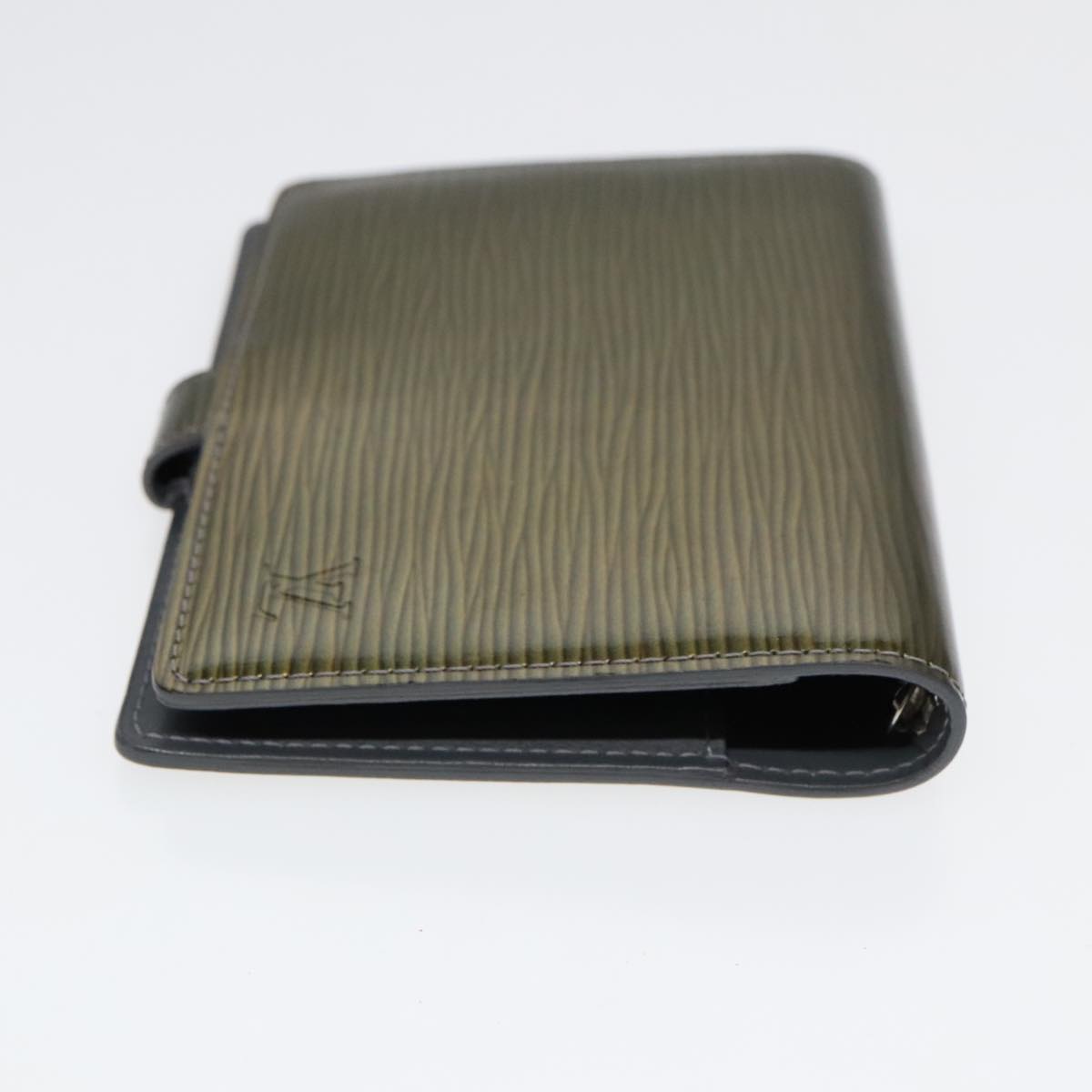 Louis Vuitton Agenda Cover Green Leather Wallet