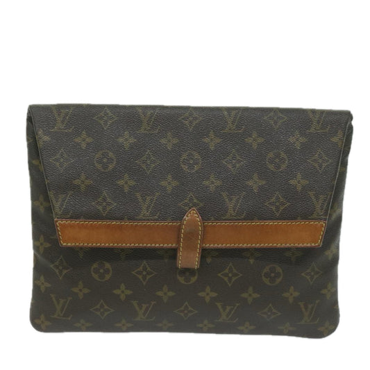 Louis Vuitton Pochette Brown Canvas Clutch Bag