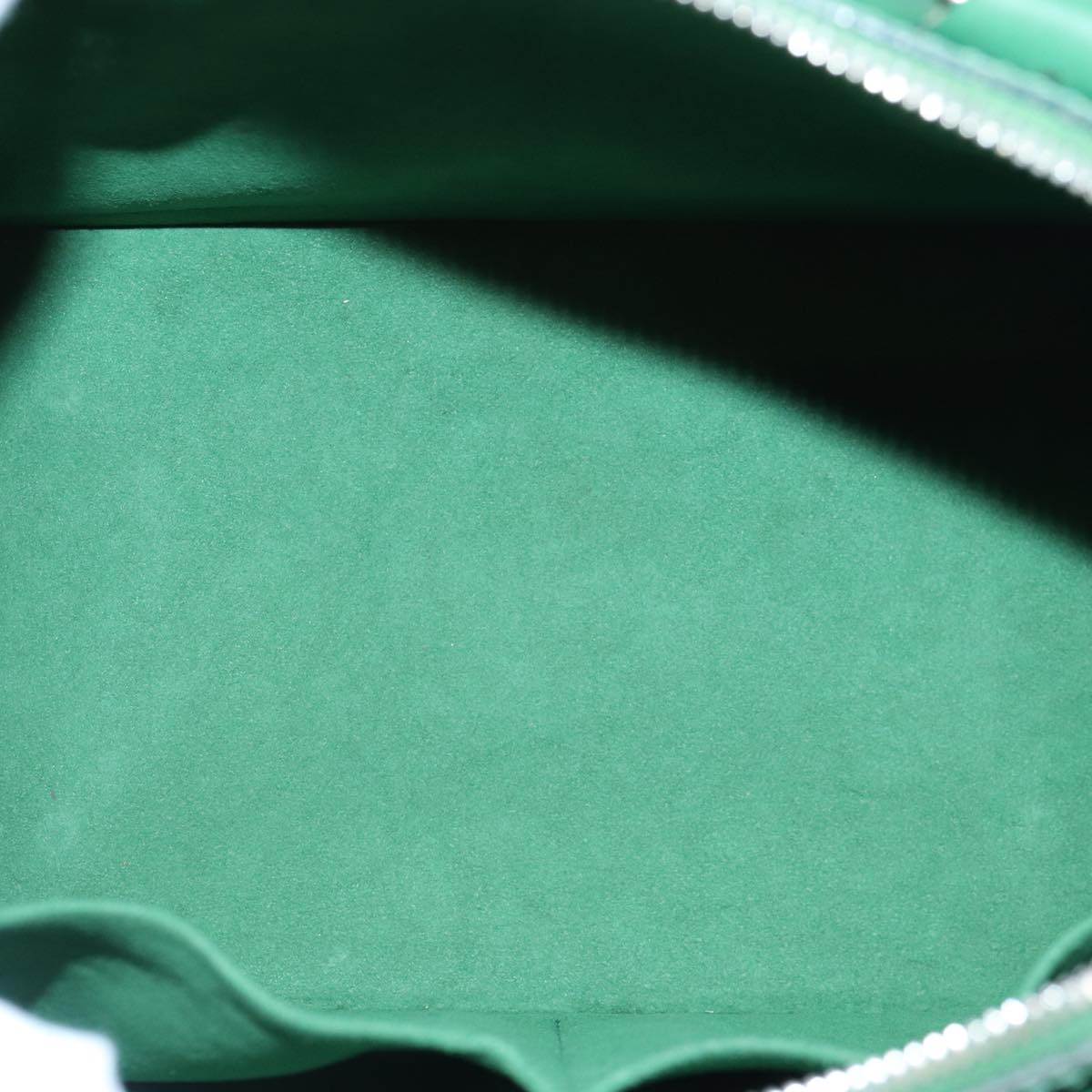 Louis Vuitton Alma Green Calfskin Handbag