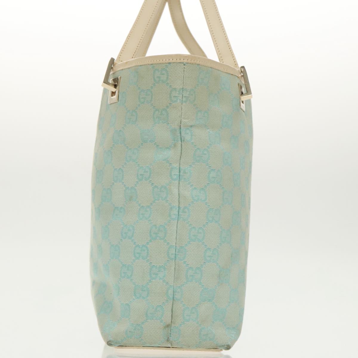 Gucci Blue Canvas Tote Bag