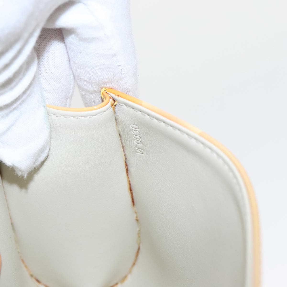 Louis Vuitton Fleur Yellow Patent Leather Shoulder Bag