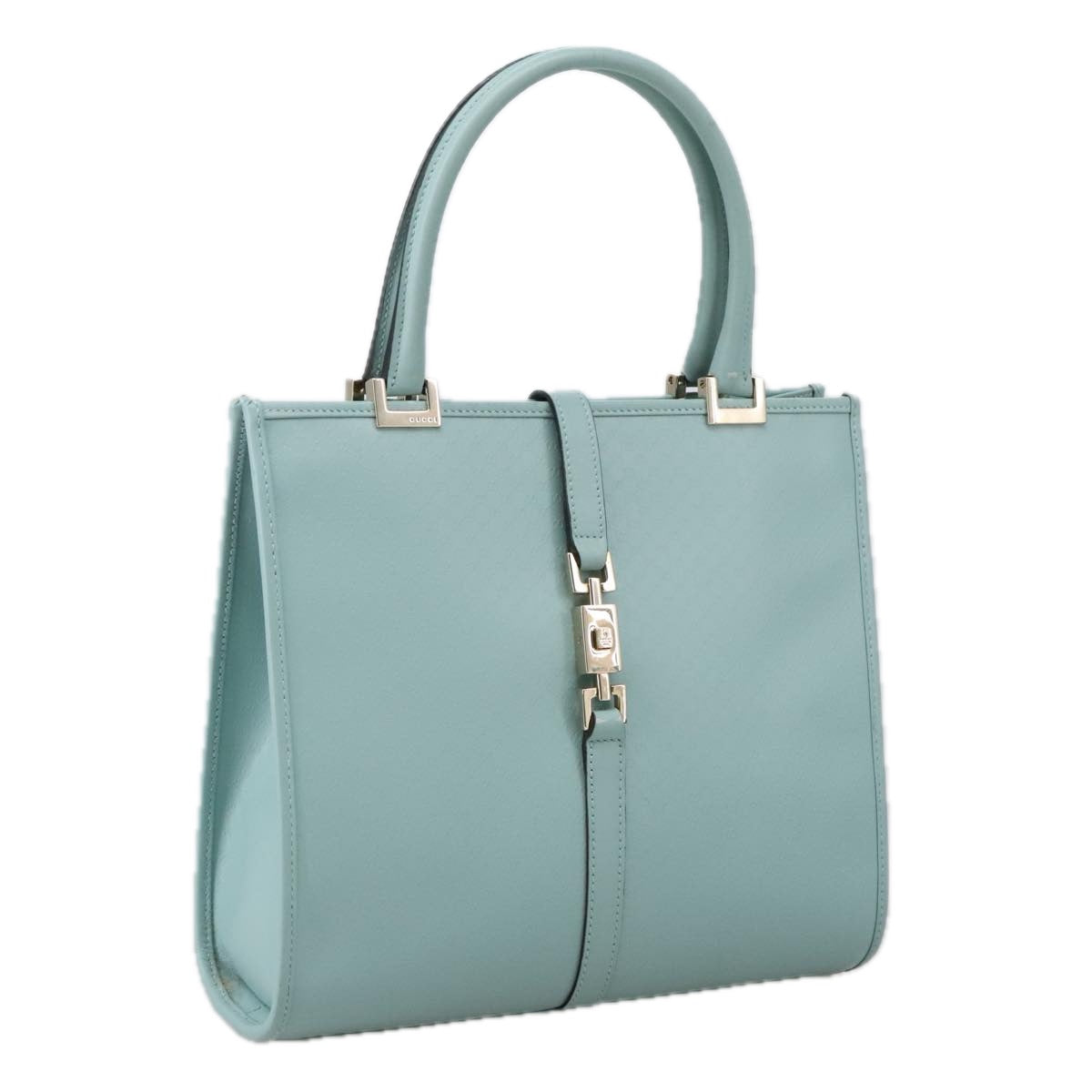 Gucci Jackie Blue Leather Handbag