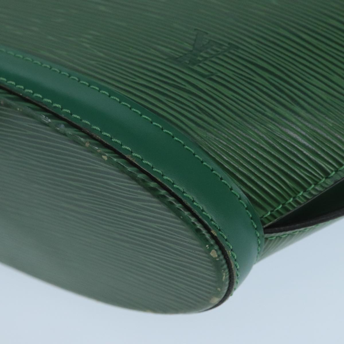 Louis Vuitton Saint Jacques Green Leather Shoulder Bag