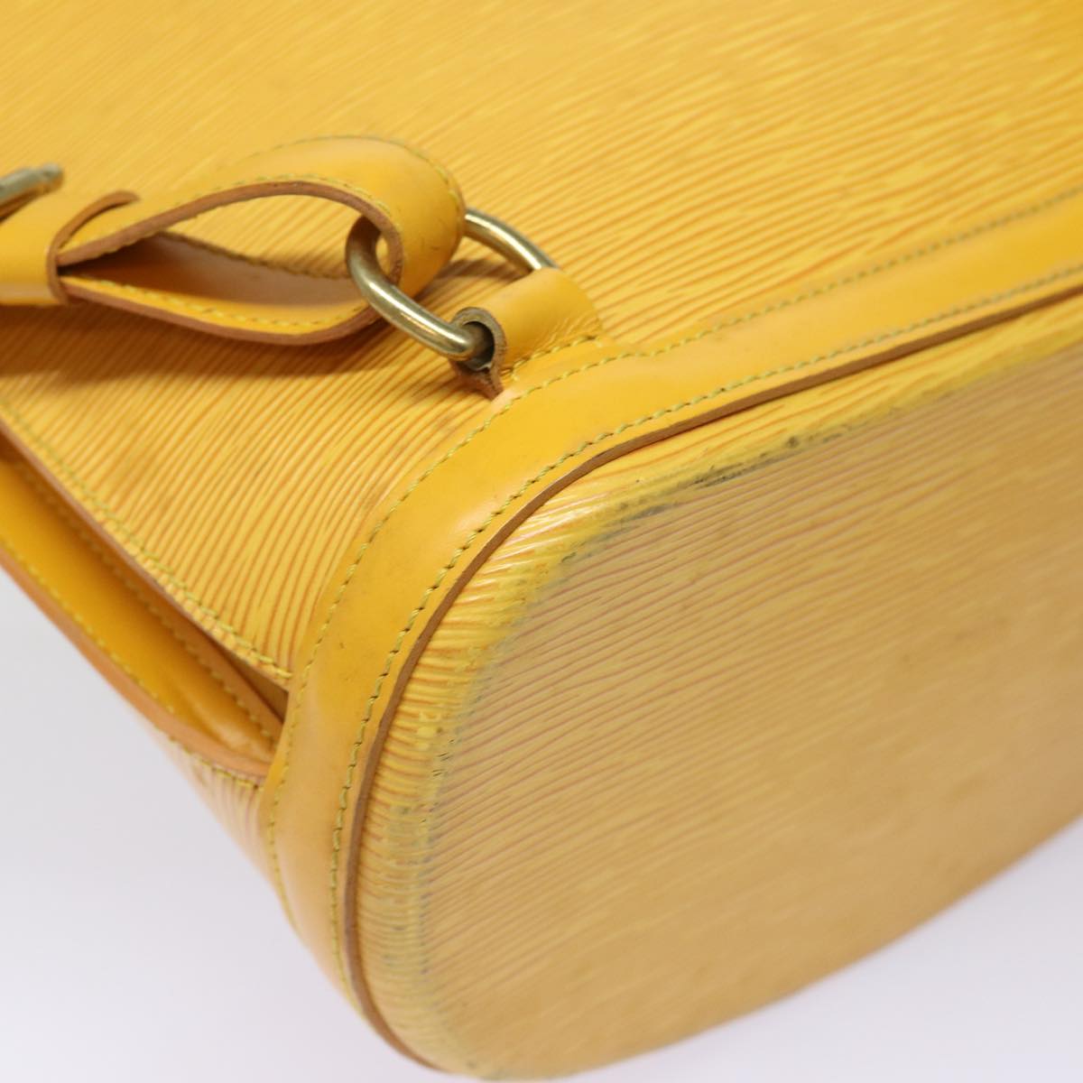 Louis Vuitton Gobelins Yellow Leather Backpack Bag