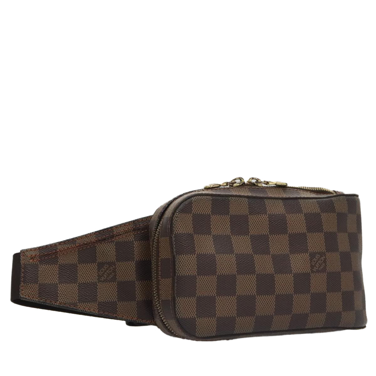 Louis Vuitton Geronimos Brown Canvas Shoulder Bag