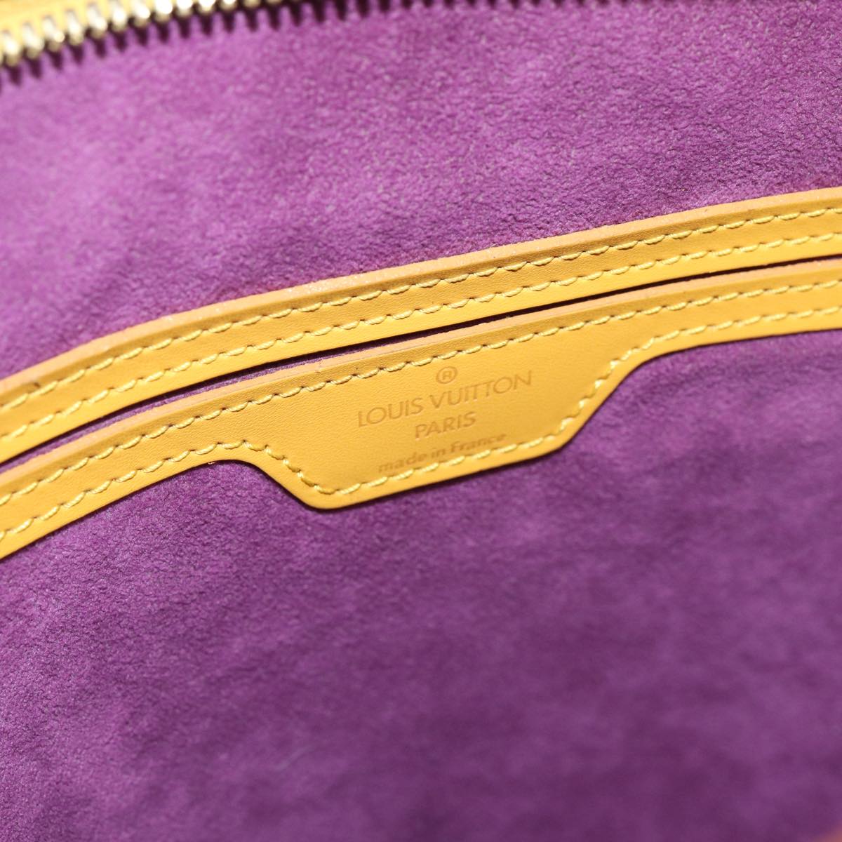Louis Vuitton Gobelins Yellow Leather Backpack Bag