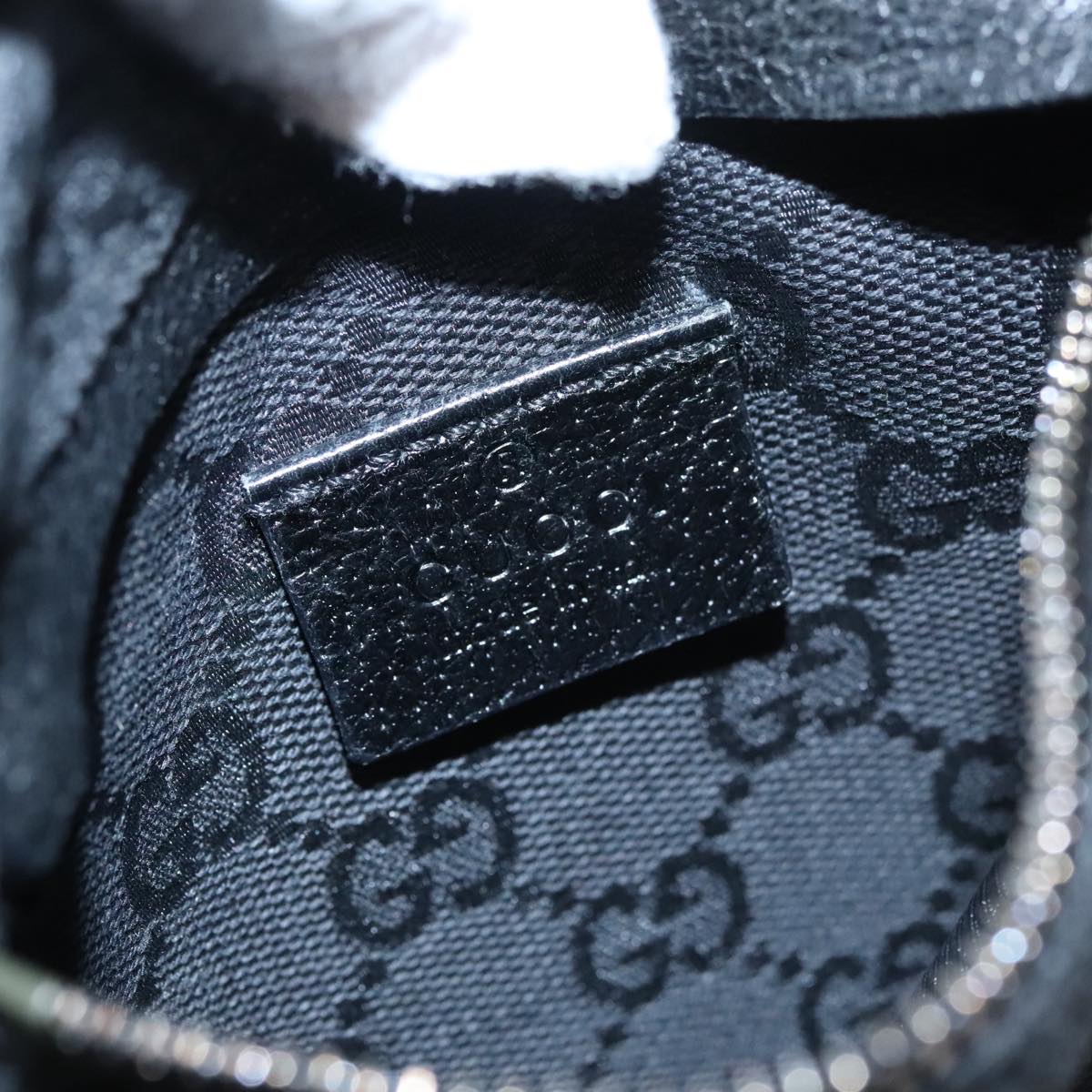 Gucci Belt Bag Black Canvas Shoulder Bag