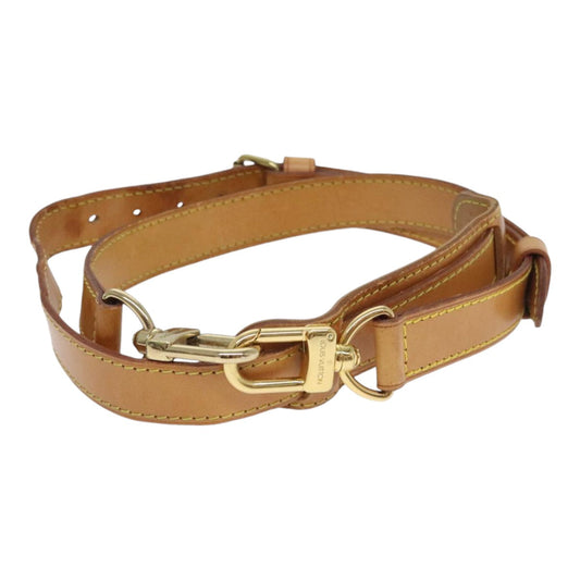 Louis Vuitton Bandoulière De Sac Beige Leather Bag Jewelry ()