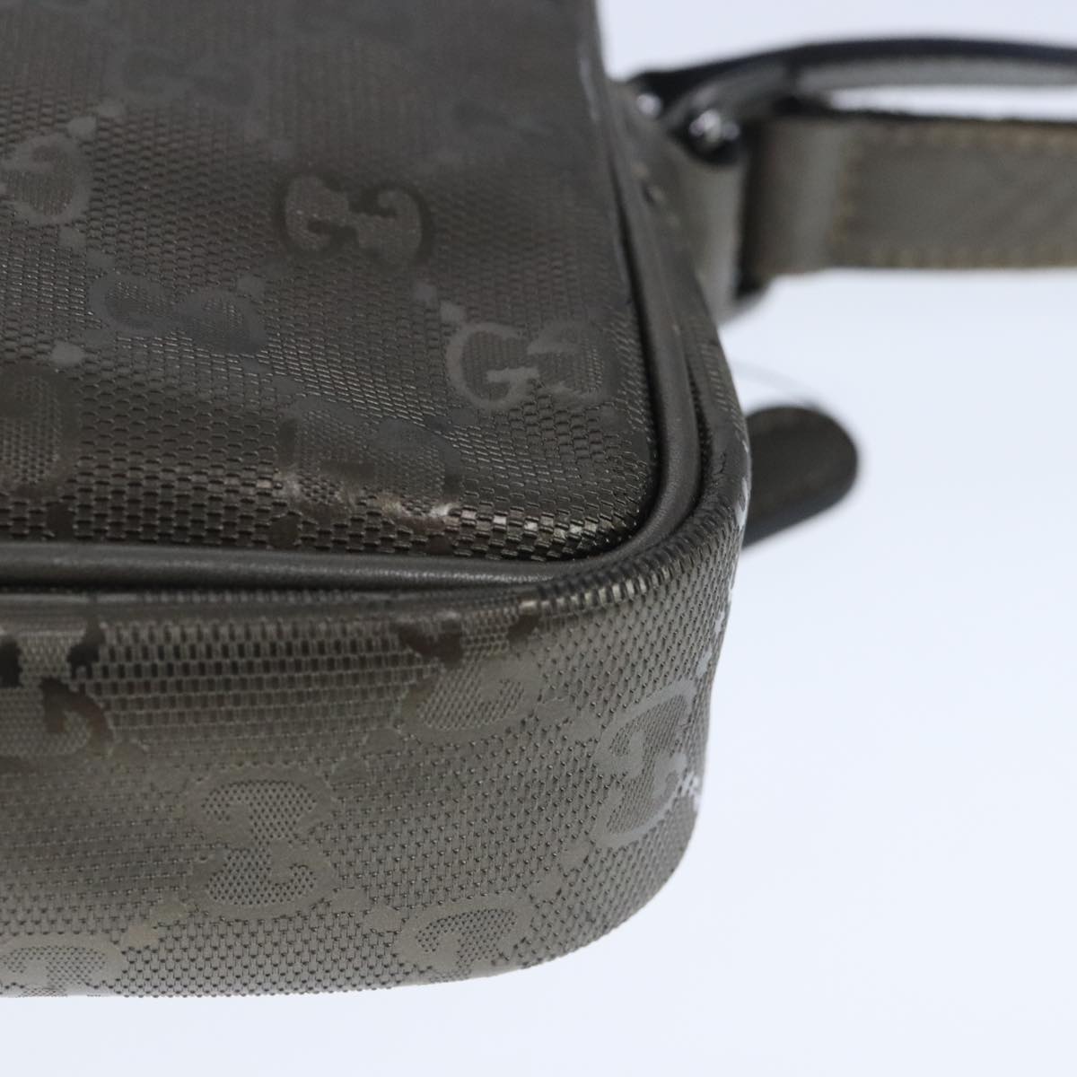 Gucci Imprime Brown Canvas Shoulder Bag