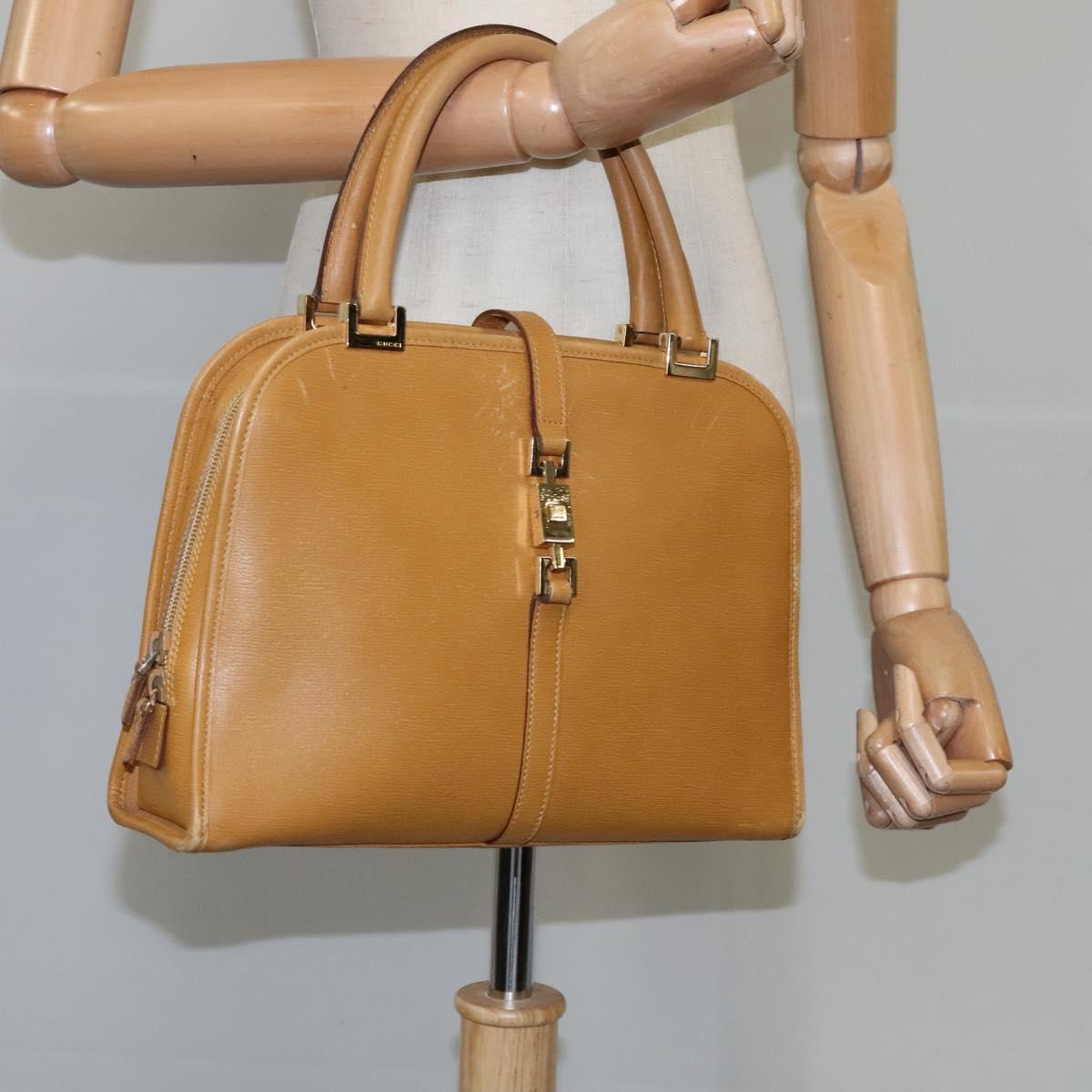 Gucci Jackie Brown Leather Handbag