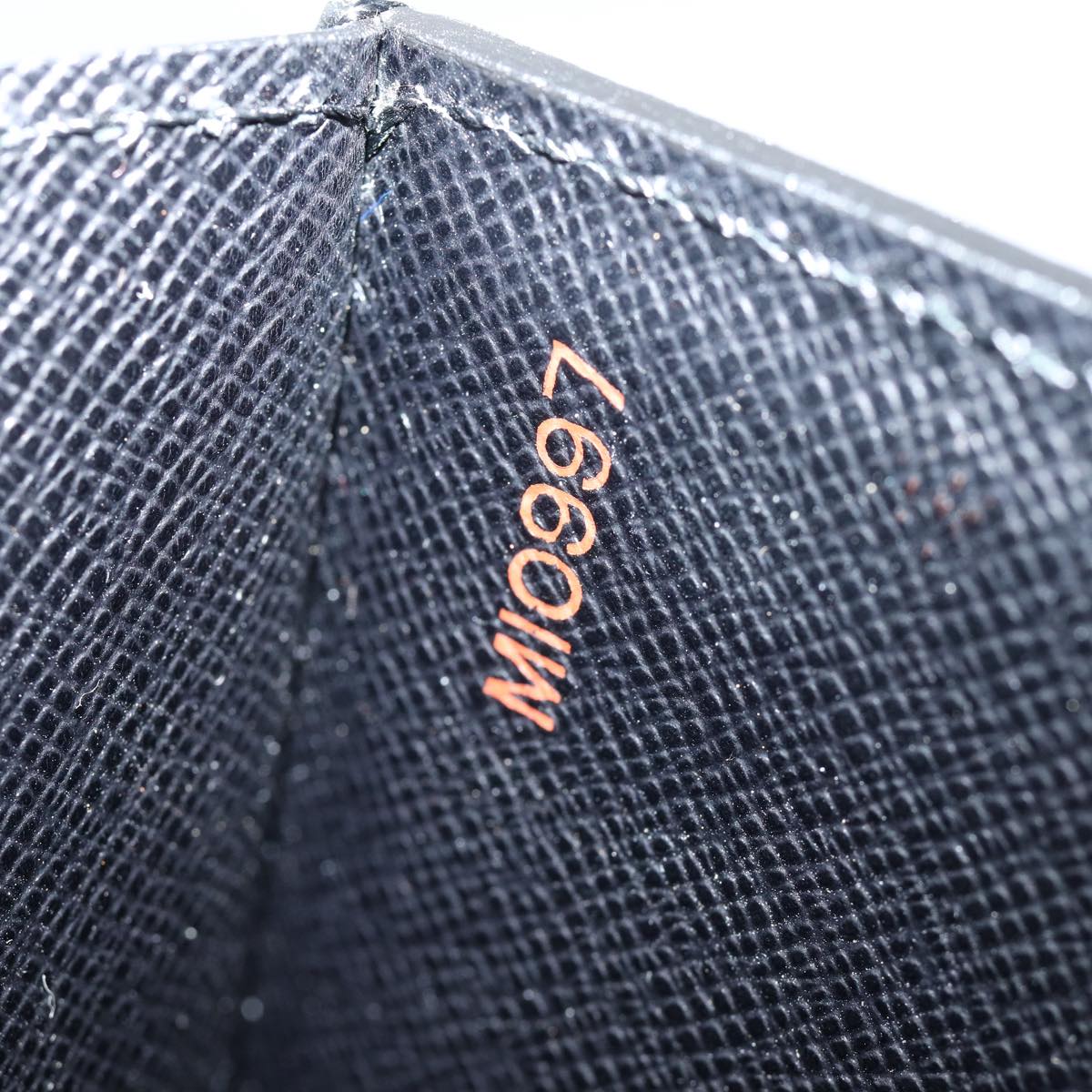 Louis Vuitton Porte Documents Black Leather Briefcase Bag