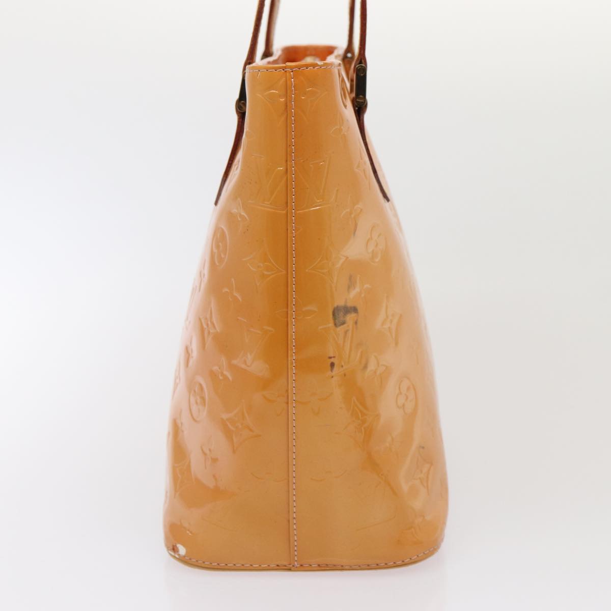 Louis Vuitton Houston Brown Patent Leather Handbag