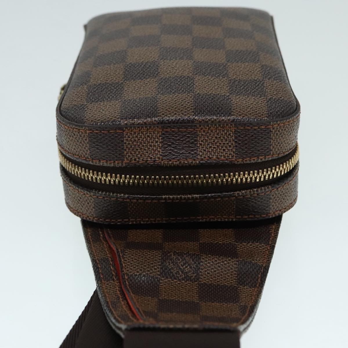 Louis Vuitton Geronimos Brown Canvas Shoulder Bag