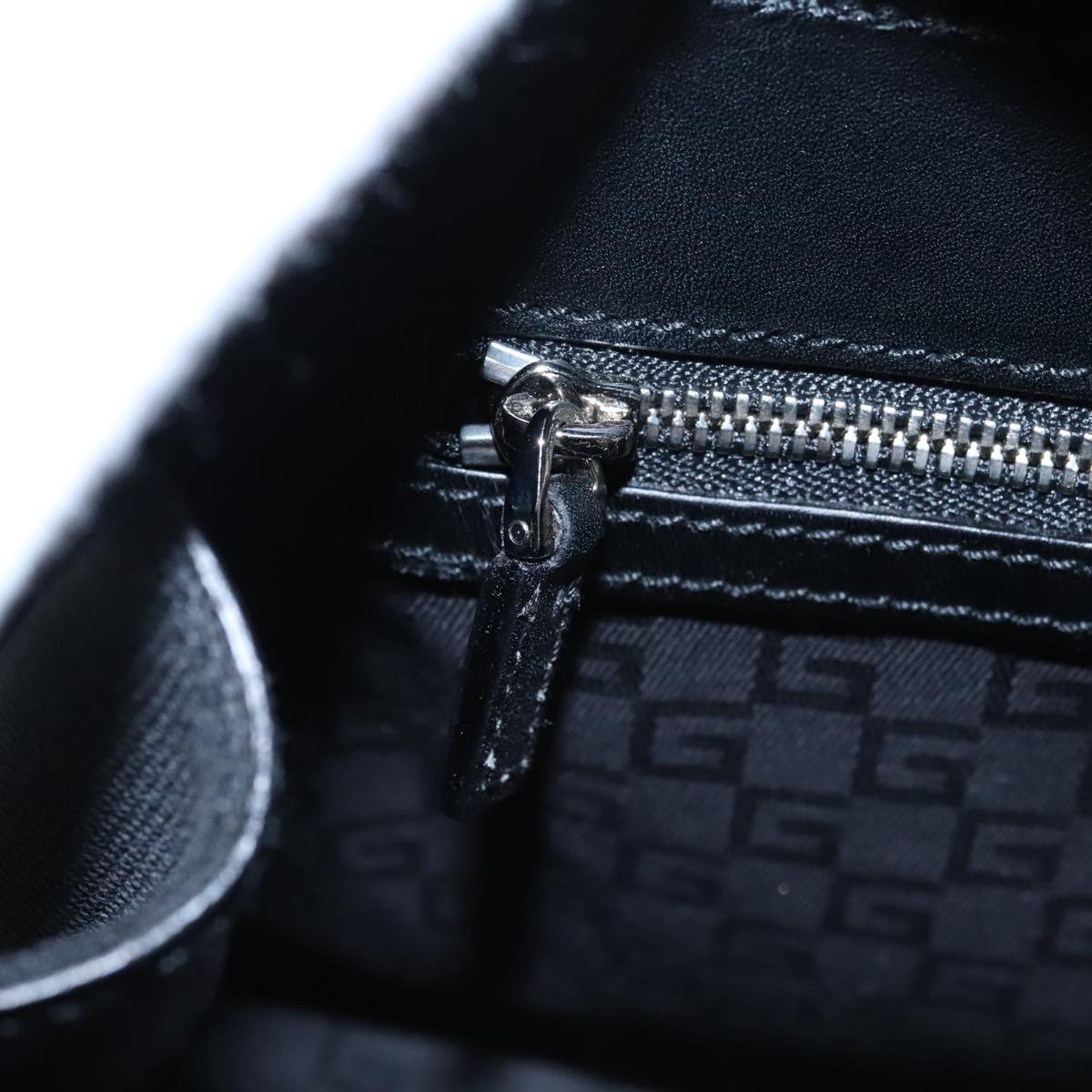 Gucci Interlocking Black Leather Handbag