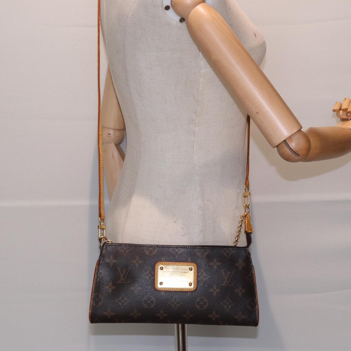Louis Vuitton Eva Brown Canvas Shoulder Bag