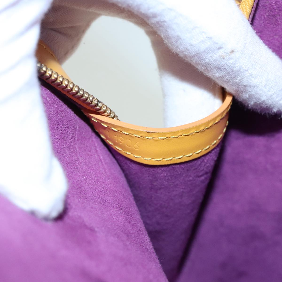 Louis Vuitton Gobelins Yellow Leather Backpack Bag