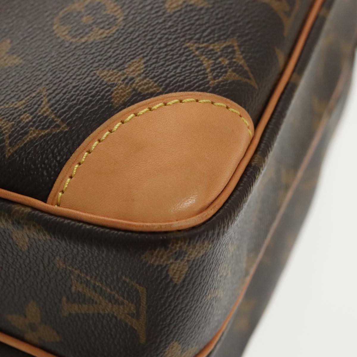 Louis Vuitton Nile Brown Canvas Shoulder Bag