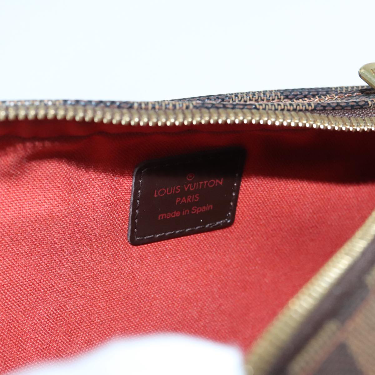 Louis Vuitton Geronimos Brown Canvas Shoulder Bag