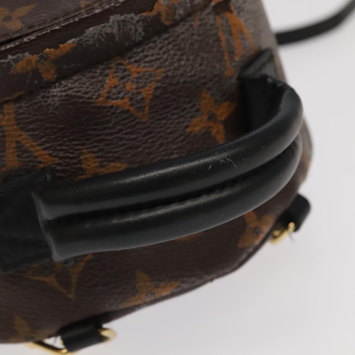 Louis Vuitton Palm Springs Mini Brown Canvas Backpack Bag