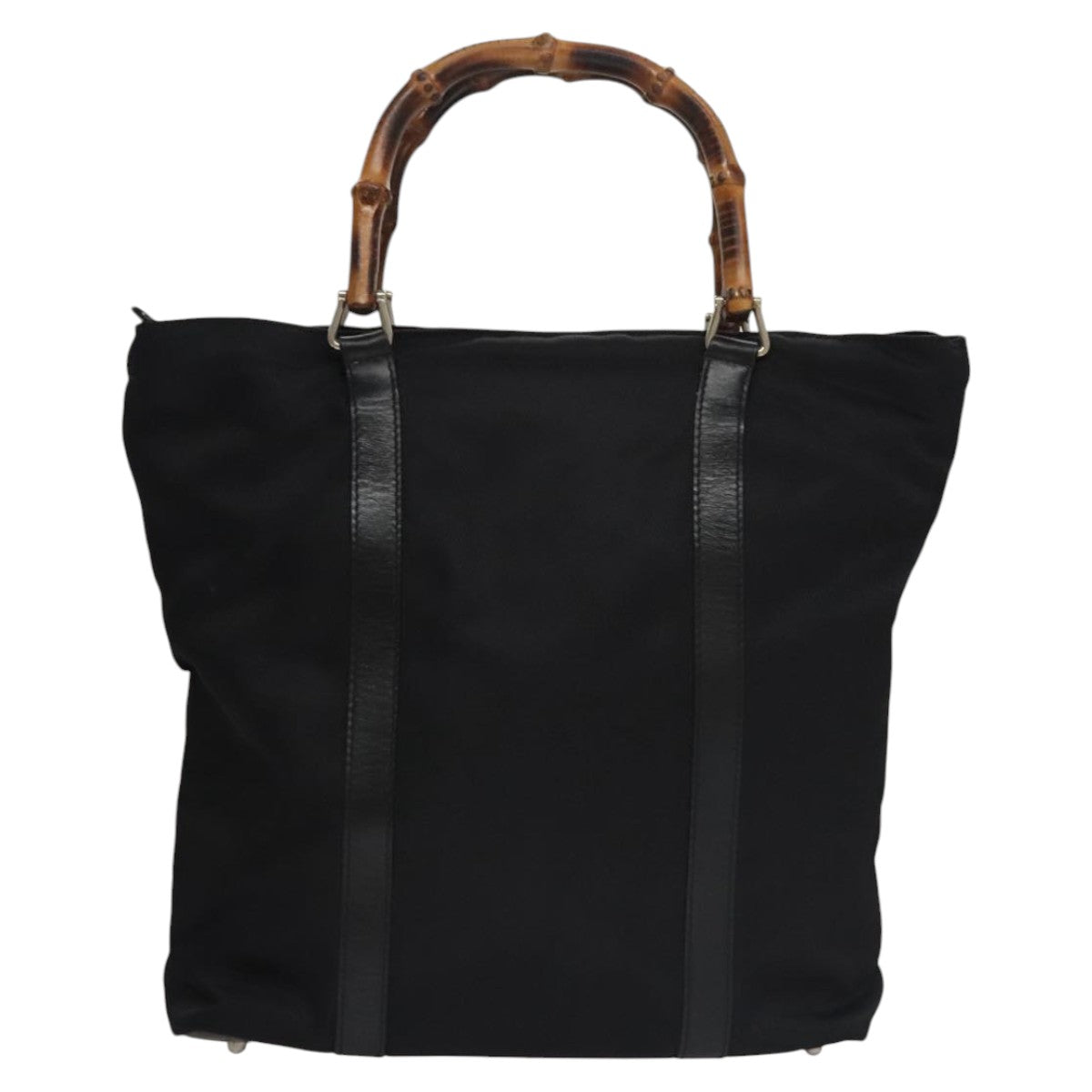Gucci Bamboo Black Synthetic Handbag