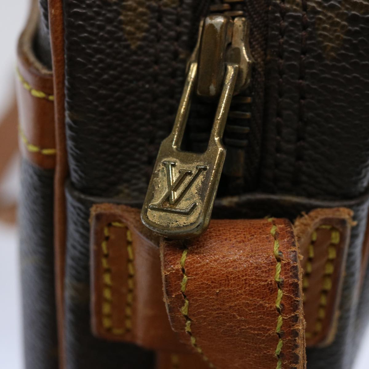 Louis Vuitton Jeune Fille Brown Canvas Shoulder Bag