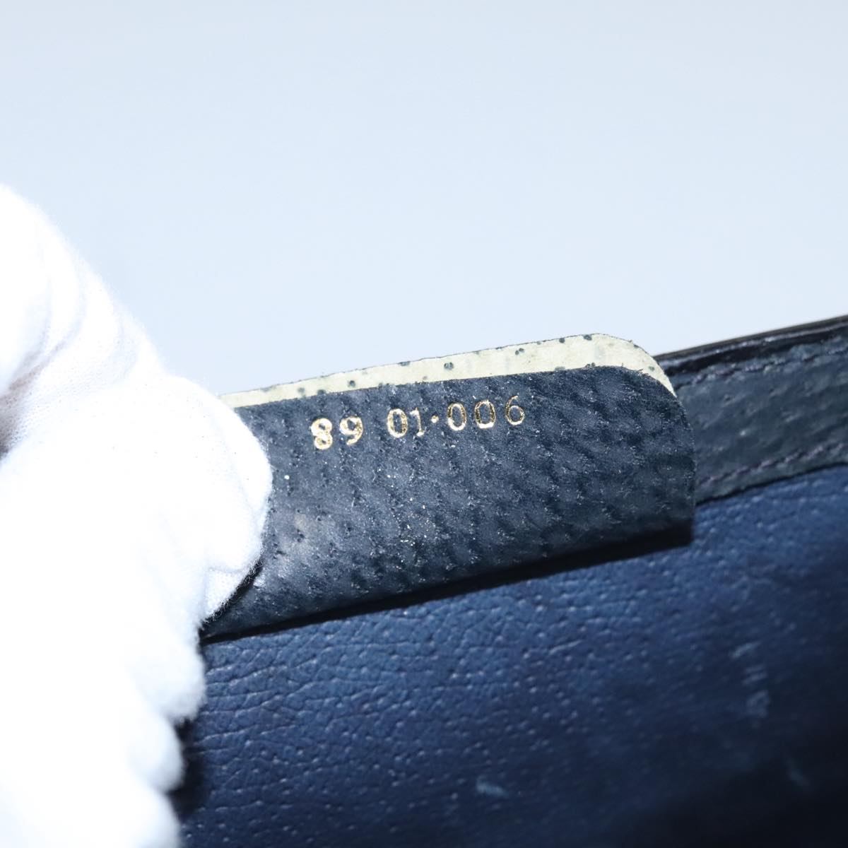 Gucci Gg Canvas Navy Canvas Clutch Bag