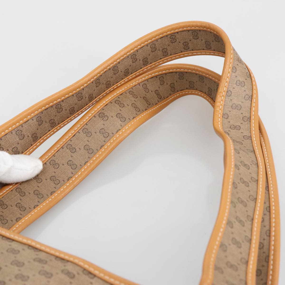 Gucci Micro Small Gg Canvas Beige Canvas Tote Bag