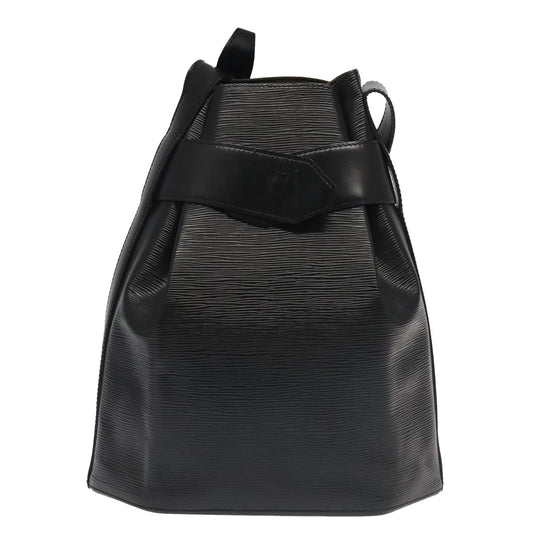 Louis Vuitton Sac D'épaule Black Leather Shoulder Bag