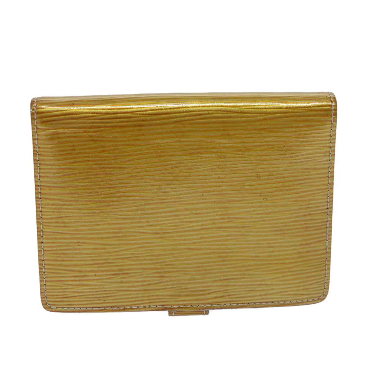 Louis Vuitton Agenda Pm Yellow Leather Wallet