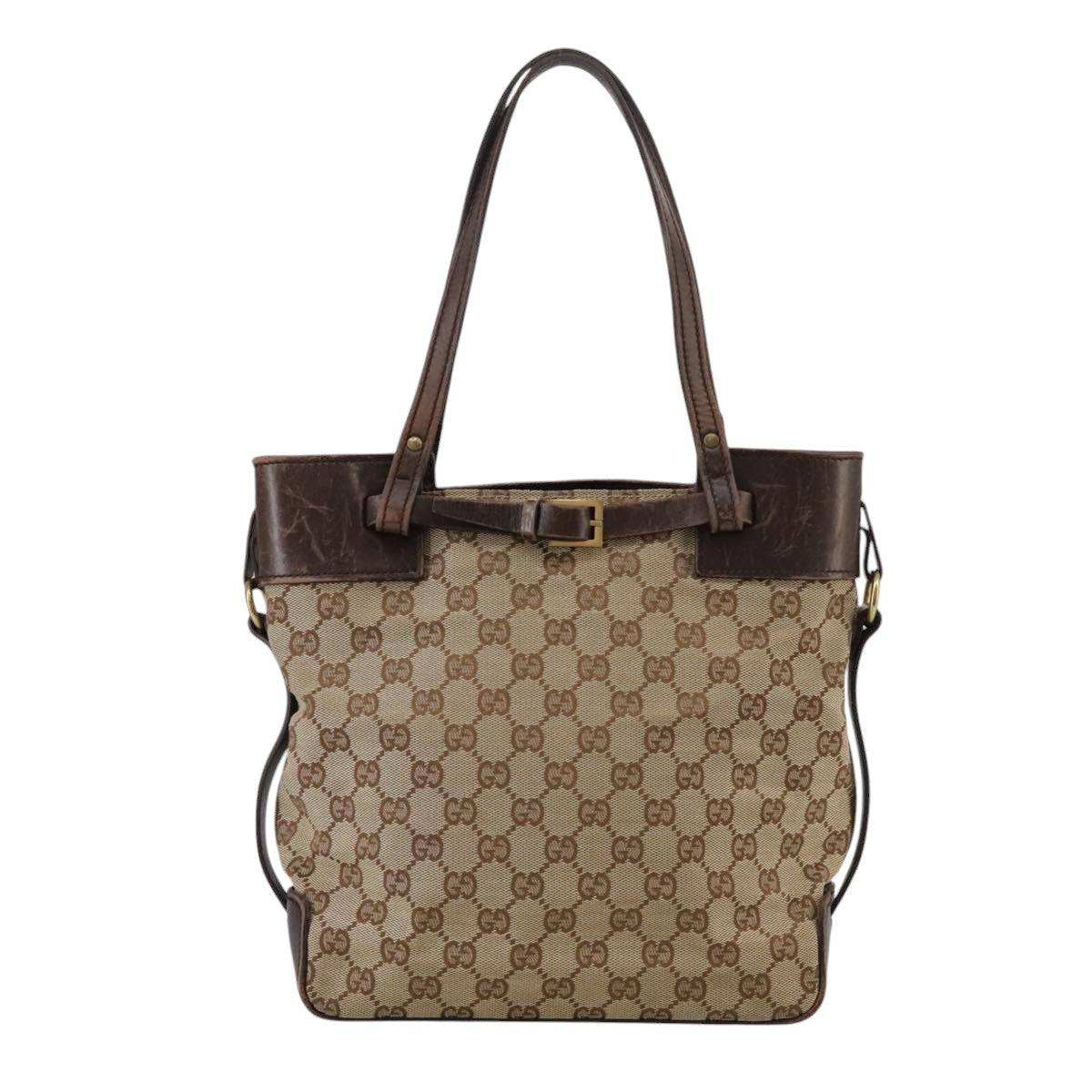 Gucci Gg Canvas Beige Canvas Tote Bag